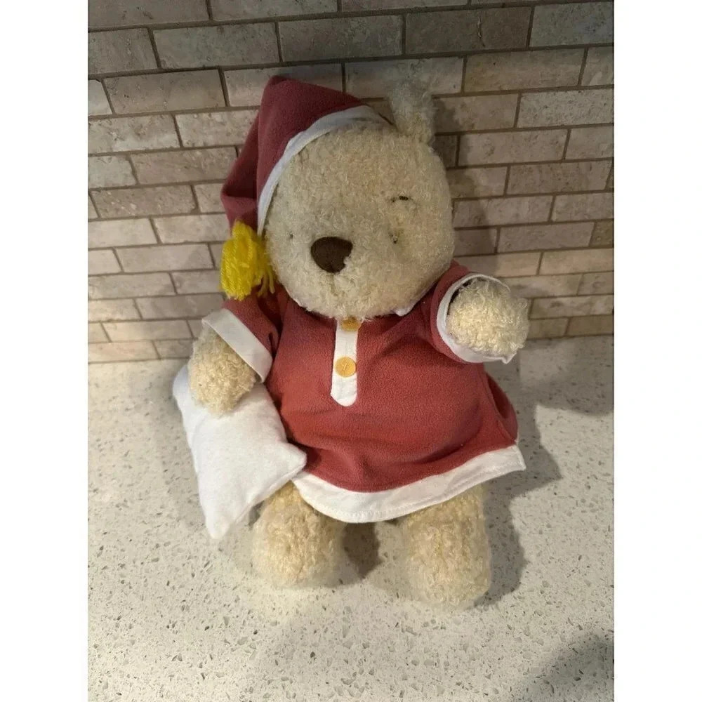 Walt Disney World Winnie the Pooh Musical Lullaby Plush‎ with pillow b6
